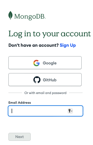 Login form