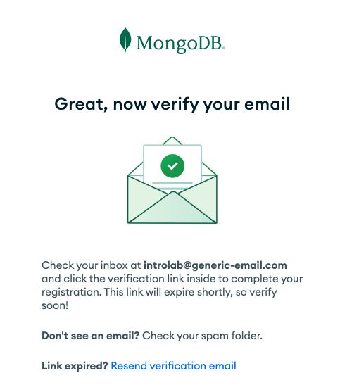 Verify your email address