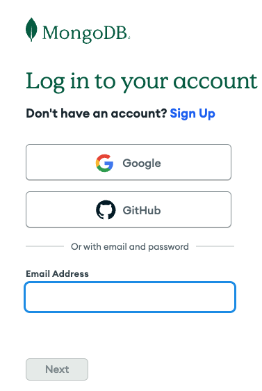 Login form