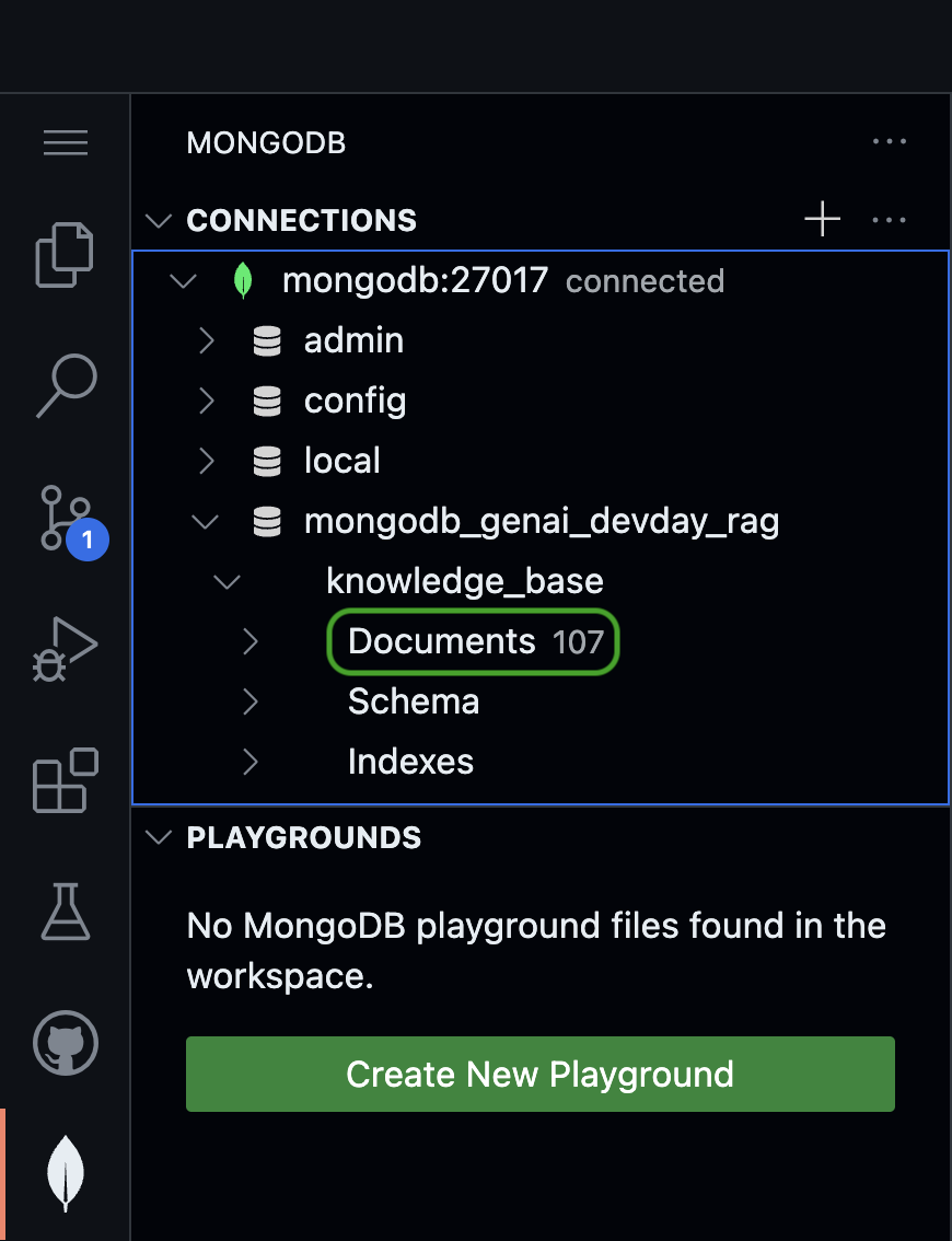 Verify document count