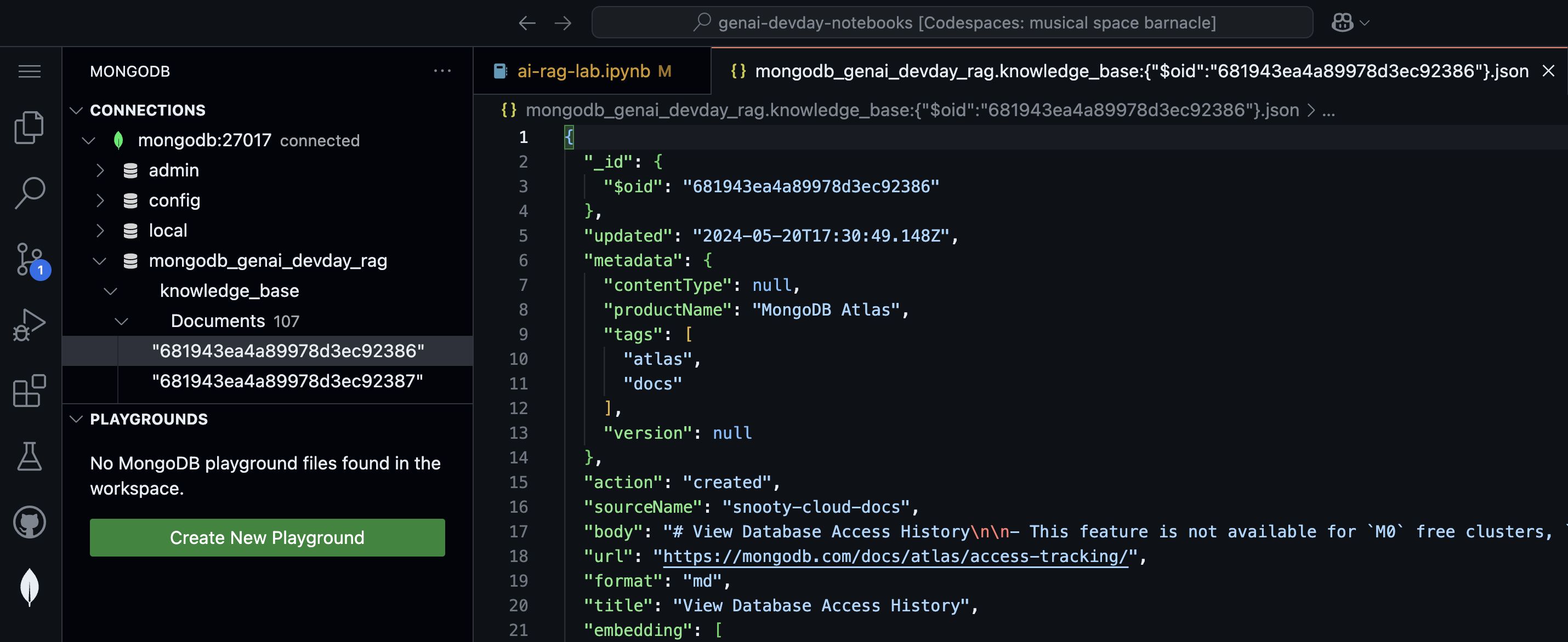 Preview document