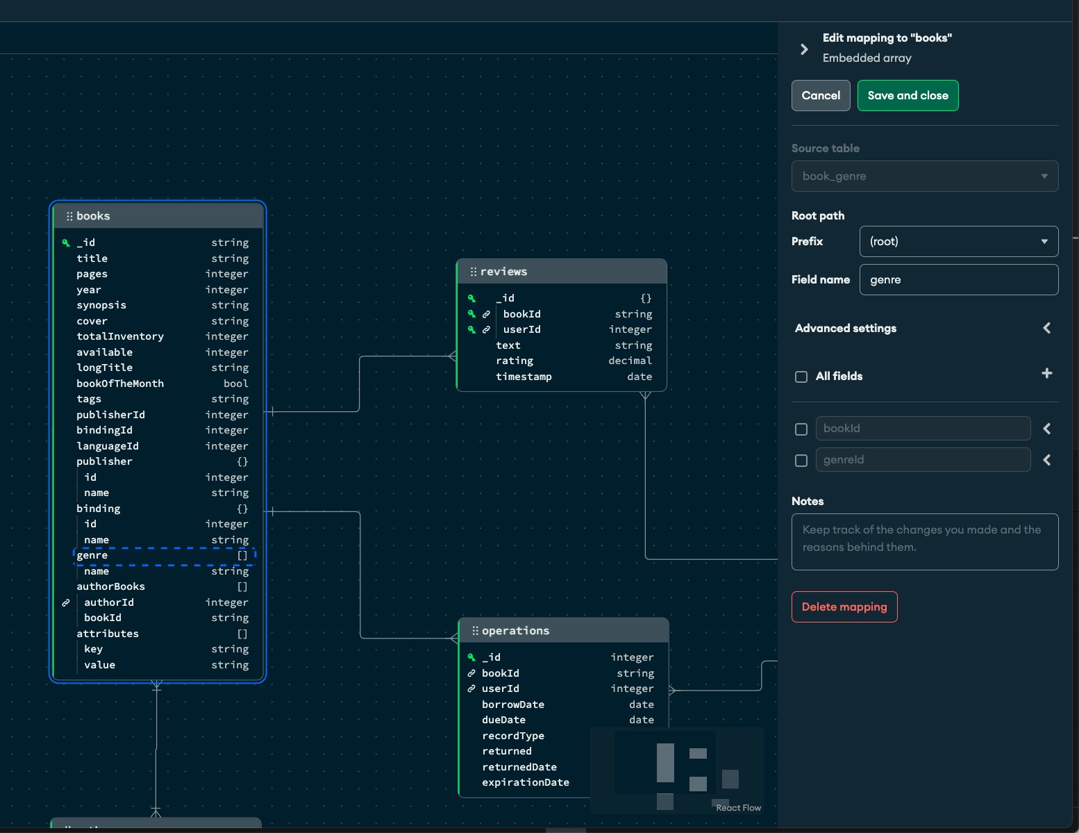 Screenshot of the connect modal