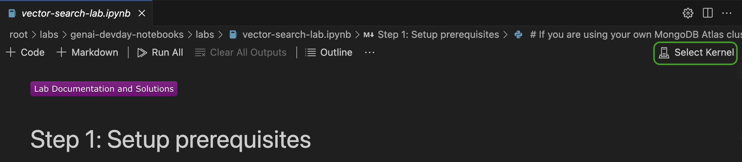 Select kernel