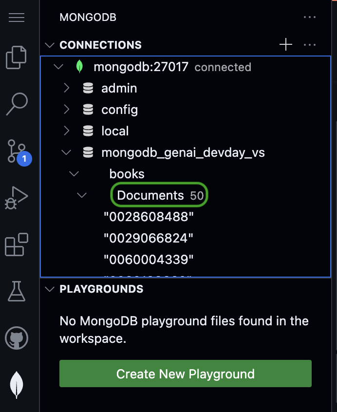 Verify document count